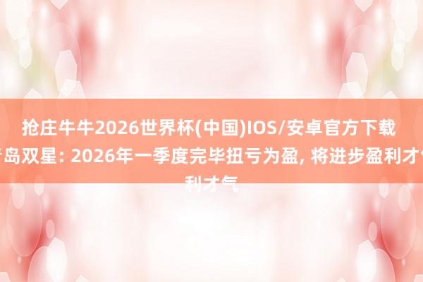 抢庄牛牛2026世界杯(中国)IOS/安卓官方下载 青岛双星: 2026年一季度完毕扭亏为盈， 将进步盈利才气