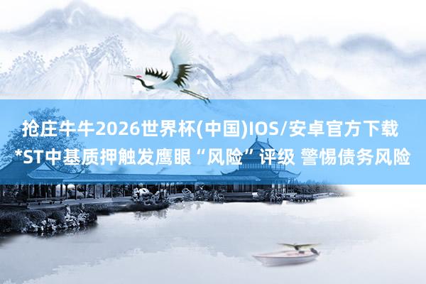 抢庄牛牛2026世界杯(中国)IOS/安卓官方下载 *ST中基质押触发鹰眼“风险”评级 警惕债务风险