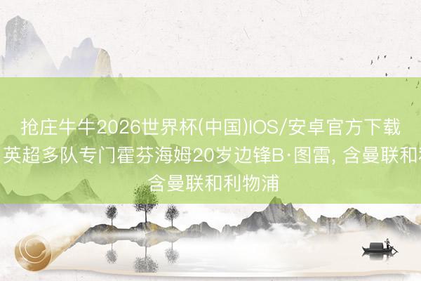 抢庄牛牛2026世界杯(中国)IOS/安卓官方下载 记者: 英超多队专门霍芬海姆20岁边锋B·图雷， 含曼联和利物浦