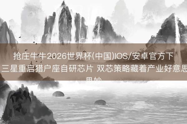 抢庄牛牛2026世界杯(中国)IOS/安卓官方下载 三星重启猎户座自研芯片 双芯策略藏着产业好意思妙